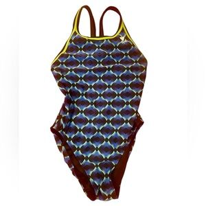 TYR Women’s Sport One Piece Bathing Suit SZ 34
